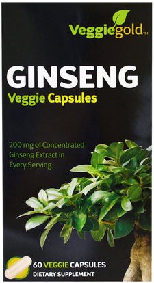 Irwin Naturals, Ginseng, 60 Veggie Caps ,المكملات الغذائية، أدابتوغين، الانفلونزا الباردة والفيروسية، الجينسنغ