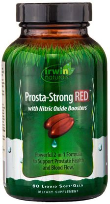 Irwin Naturals, Prosta-Strong RED, 80 Liquid Soft-Gels ,الصحة، الرجال، البروستاتا