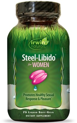 Irwin Naturals, Steel-Libido for Women, 75 Liquid Soft-Gels ,الصحة، نساء، أشواغاندا، نساء