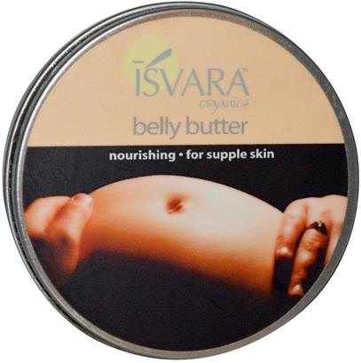 Isvara Organics, Belly Butter, 4 oz ,الصحة، إلتحم، بودي بوترز، حمم، الجمال، غسول الجسم