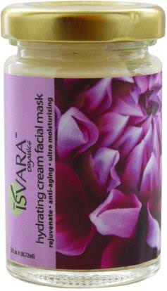 Isvara Organics, Hydrating Cream Facial Mask, 3 fl oz (88.72 ml) ,الجمال، العناية بالوجه، نوع البشرة مكافحة الشيخوخة الجلد