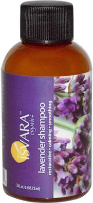 Isvara Organics, Shampoo, Lavender, 3 fl oz (88.72 ml) ,حمام، الجمال، الشعر، فروة الرأس، الشامبو، مكيف