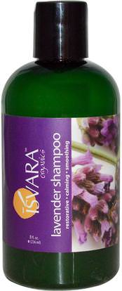 Isvara Organics, Shampoo, Lavender, 8 fl oz (236 ml) ,حمام، الجمال، الشعر، فروة الرأس، الشامبو، مكيف