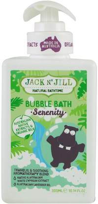 Jack n Jill, Natural Bathtime, Bubble Bath, Serenity, 10.14 fl. oz (300 ml) ,حمام، الجمال