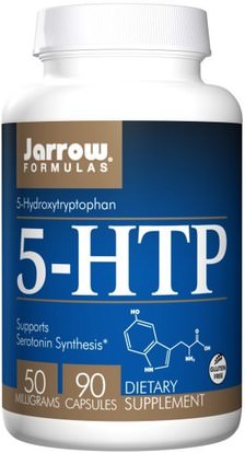 Jarrow Formulas, 5-HTP, 50 mg, 90 Capsules ,المكملات الغذائية، 5-هتب، 5-هتب 50 ملغ