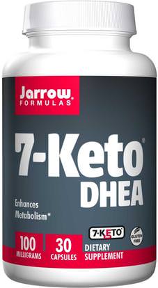 Jarrow Formulas, 7-Keto DHEA, 100 mg, 30 Capsules ,المكملات الغذائية، 7-كيتو، ديا