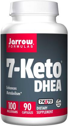 Jarrow Formulas, 7-Keto DHEA, 100 mg, 90 Capsules ,المكملات الغذائية، 7-كيتو، ديا