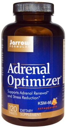 Jarrow Formulas, Adrenal Optimizer, 120 Tablets ,المكملات الغذائية، دعم الكظرية