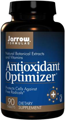 Jarrow Formulas, Antioxidant Optimizer, 90 Tablets ,والمكملات الغذائية، ومضادات الأكسدة، ومكافحة الشيخوخة