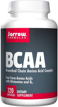 Jarrow Formulas, BCAA, Branched Chain Amino Acid Complex, 120 Capsules ,المكملات الغذائية، والأحماض الأمينية، بكا (متفرعة سلسلة الأحماض الأمينية)