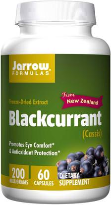 Jarrow Formulas, Blackcurrant, 200 mg, 60 Veggie Caps ,المكملات الغذائية، إيفا أوميجا 3 6 9 (إيبا دا)، الكشمش الأسود، الصحة، العناية بالعيون، العناية بالعيون