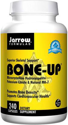 Jarrow Formulas, Bone-Up, 240 Capsules ,والملاحق، والمعادن، والكالسيوم، والصحة، وهشاشة العظام