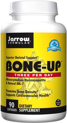 Jarrow Formulas, Bone-Up, Three Per Day, 90 Capsules ,والملاحق، والمعادن، والكالسيوم، والصحة، وهشاشة العظام