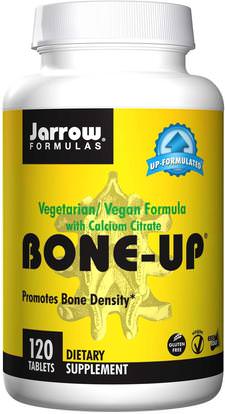Jarrow Formulas, Bone-Up, Vegetarian/Vegan Formula, With Calcium Citrate, 120 Tablets ,الفيتامينات، فيتامين d3، المعادن، الكالسيوم