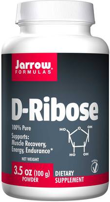 Jarrow Formulas, D-Ribose, Powder, 3.5 oz (100 g) ,الرياضة، د ريبوز، الطاقة