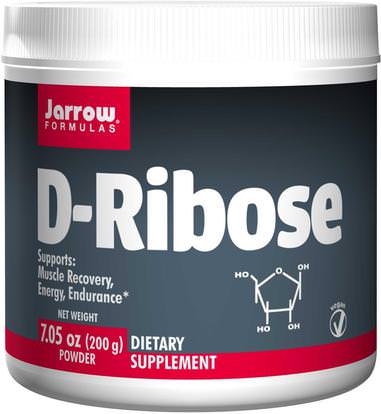 Jarrow Formulas, D-Ribose, Powder, 7.05 oz (200 g) ,الرياضة، د ريبوز، الطاقة