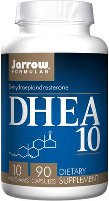 Jarrow Formulas, DHEA 10, 10 mg, 90 Capsules ,المكملات الغذائية، ديا، الإنزيمات