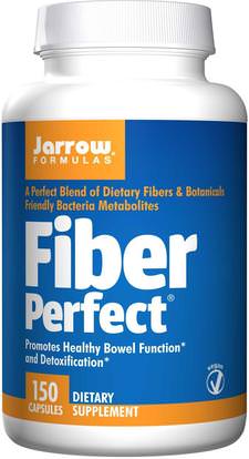 Jarrow Formulas, Fiber Perfect, 150 Veggie Caps ,المكملات الغذائية، والألياف، والصحة، والإمساك