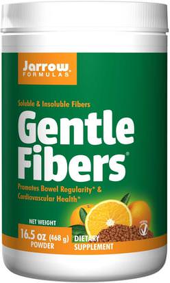 Jarrow Formulas, Gentle Fibers, Soluble & Insoluble Fibers, Powder, 16.5 oz (468 g) ,المكملات الغذائية، والألياف، والصحة، والإمساك