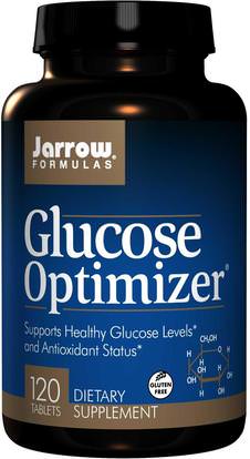Jarrow Formulas, Glucose Optimizer, 120 Easy-Solv Tablets ,الصحة، نسبة السكر في الدم