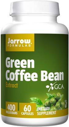 Jarrow Formulas, Green Coffee Bean Extract, 400 mg, 60 Veggie Caps ,والمكملات الغذائية، ومضادات الأكسدة، واستخراج حبوب البن الخضراء