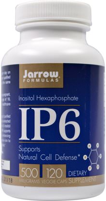 Jarrow Formulas, IP6, Inositol Hexaphosphate, 500 mg, 120 Veggie Caps ,والمكملات الغذائية، ومضادات الأكسدة، والملكية الفكرية 6