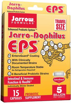Jarrow Formulas, Jarro-Dophilus EPS, 5 Billion, 15 Veggie Caps ,المكملات الغذائية، البروبيوتيك، استقرت البروبيوتيك