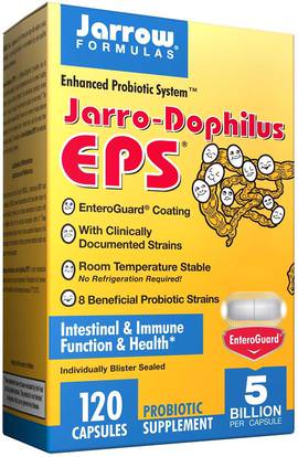 Jarrow Formulas, Jarro-Dophilus EPS, 5 Billion, 120 Veggie Caps ,المكملات الغذائية، البروبيوتيك، أسيدوفيلوس