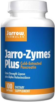 Jarrow Formulas, Jarro-Zymes Plus, 100 Capsules ,والمكملات الغذائية، والإنزيمات، والإنزيمات الهاضمة
