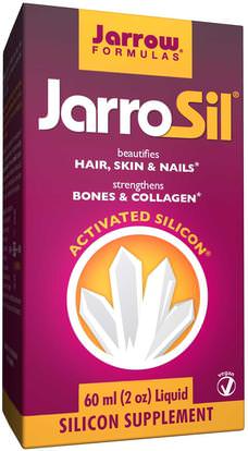 Jarrow Formulas, JarroSil, Activated Silicon, Liquid, 2 oz (60 ml) ,المكملات الغذائية، المعادن، السيليكا (السيليكون)