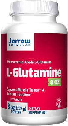 Jarrow Formulas, L-Glutamine, Powder, 8 oz (227 g) ,المكملات الغذائية، والأحماض الأمينية، ل الجلوتامين، ل مسحوق الجلوتامين