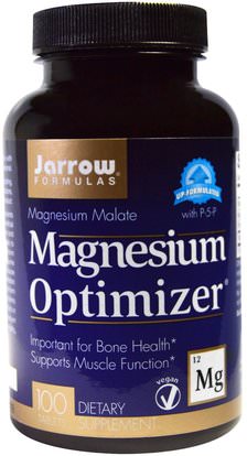 Jarrow Formulas, Magnesium Optimizer, 100 Tablets ,المكملات الغذائية، المعادن، المغنيسيوم