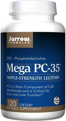 Jarrow Formulas, Mega PC-35, 120 Softgels ,الفيتامينات، الكولين، الفوسفاتيديل الكولين