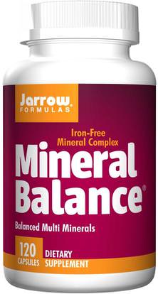 Jarrow Formulas, Mineral Balance, 120 Capsules ,والملاحق، والمعادن