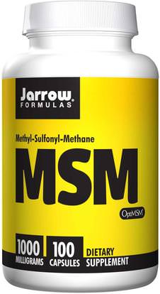 Jarrow Formulas, MSM, 1000 mg, 100 Veggie Caps ,Herb-sa