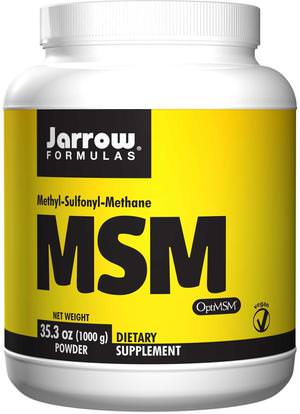 Jarrow Formulas, MSM Powder, 35.3 oz (1000 g) ,الصحة، العظام، هشاشة العظام، مسم