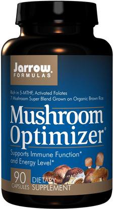 Jarrow Formulas, Mushroom Optimizer, 90 Capsules ,المكملات الغذائية، الفطر الطبية، كبسولات الفطر