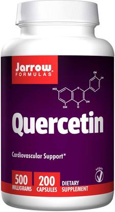 Jarrow Formulas, Quercetin, 500 mg, 200 Capsules ,المكملات الغذائية، كيرسيتين