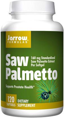 Jarrow Formulas, Saw Palmetto, 160 mg 120 Softgels ,الصحة، الرجال، الأعشاب، عشبي