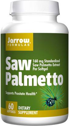 Jarrow Formulas, Saw Palmetto, 160 mg, 60 Softgels ,الصحة، الرجال، البروستاتا