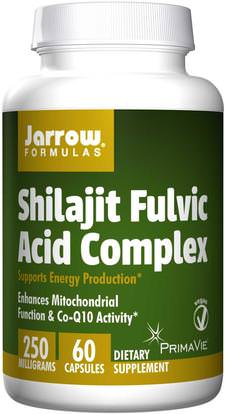 Jarrow Formulas, Shilajit Fulvic Acid Complex, 60 Veggie Caps ,والصحة، والطاقة