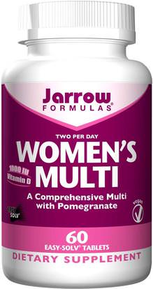 Jarrow Formulas, Womens Multi, 60 Easy-Solv Tablets ,الفيتامينات، النساء الفيتامينات