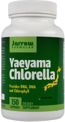 Jarrow Formulas, Yaeyama Chlorella, 150 Capsules ,والمكملات الغذائية، سوبرفوودس، كلوريلا ياياما، كلوريلا