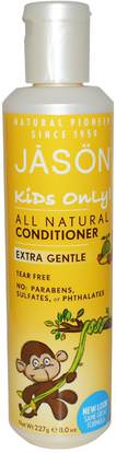 Jason Natural, Kids Only!, Extra Gentle, All Natural, Conditioner, 8 oz (227 g) ,حمام، الجمال، مكيفات الهواء، مكيفات الهواء