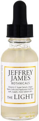 Jeffrey James Botanicals, The Light Age Defying C Serum, 1.0 oz (29 ml) ,الجمال، العناية بالوجه، نوع البشرة مكافحة الشيخوخة الجلد