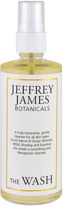 Jeffrey James Botanicals, The Wash, Gentle Purifying Cleanse, 4.0 oz (118 ml) ,الجمال، العناية بالوجه، بشرة