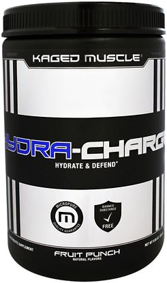 Kaged Muscle, Hydra-Charge, Fruit Punch, 9.95 oz (282 g) ,والرياضة، والعضلات