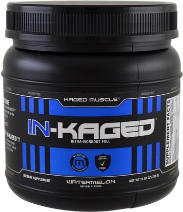 Kaged Muscle, In-Kaged Intra-Workout Fuel, Watermelon, 11.97 oz (339 g) ,والرياضة، تجريب