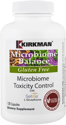 Kirkman Labs, Microbiome Toxicity Control, 120 Capsules ,المكملات الغذائية، ل الجلوتاثيون