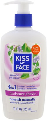 Kiss My Face, Moisture Shave, Peaceful Patchouli, 11 fl oz (325 ml) ,حمام، الجمال، كريم الحلاقة